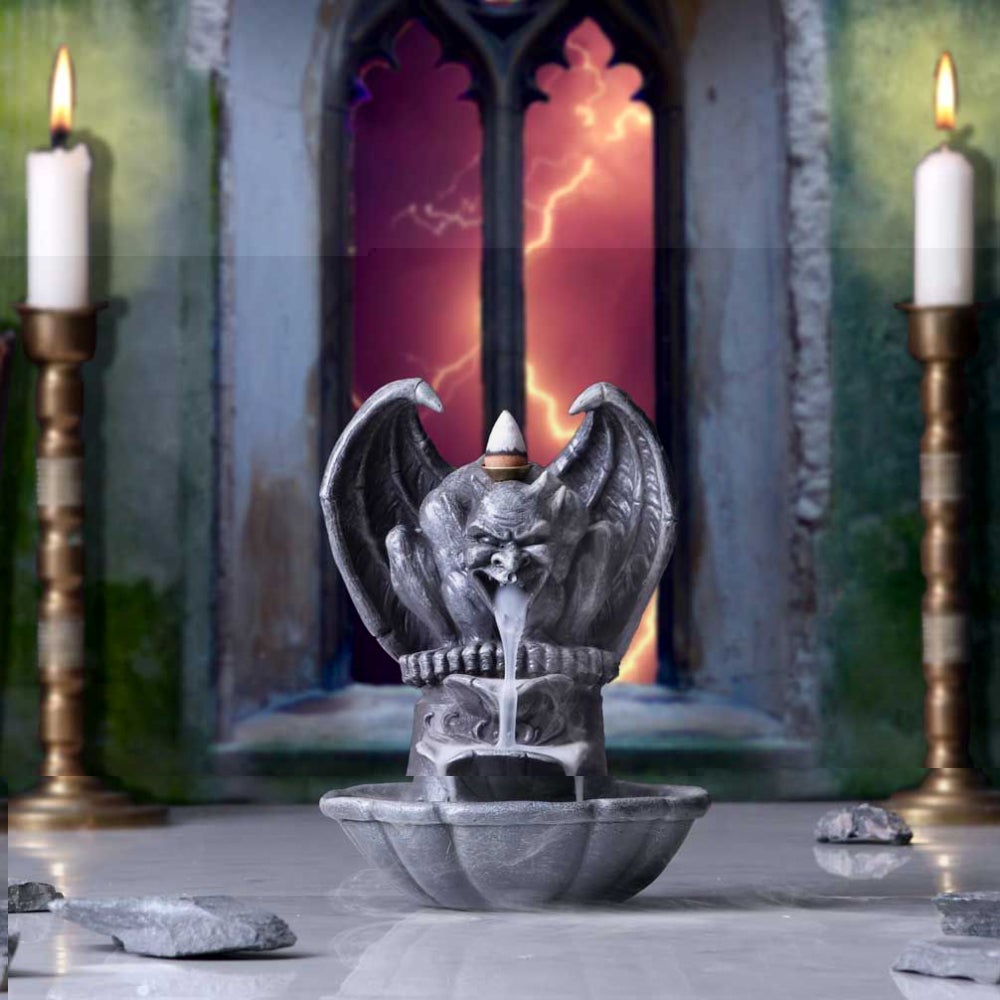 Grotesque gargoyle backflow incense burner | Morbitorium