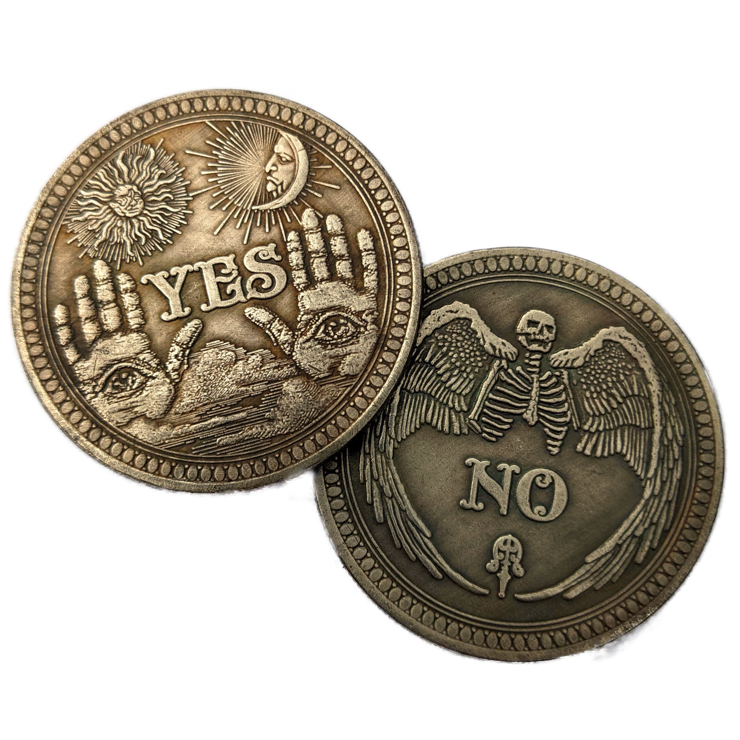 Yes No decision coin Morbitorium